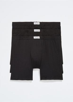 Спідня білизна для чоловіків труси calvin klein boxer набір 3 шт. розмір m,l1 фото