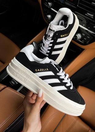 Кроссовки adidas gazelle bold b/w