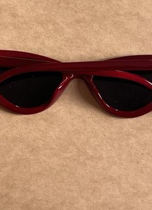 Солнцезащитные очки кошачий глаз, винтажные очки2 фото