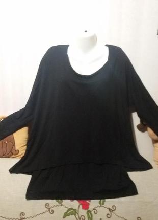 Вискозная блуза - джемпер (пог- 73 см)   33 фото