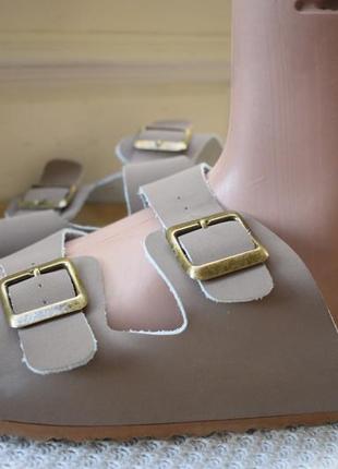 Шкіряні ортопедичні шльопанці шльопанці сланці капці m&s р. 42 27 см