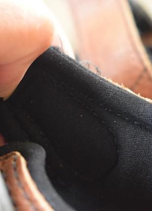 Шкіряні босоніжки сандалі сандалі на липучках hotter shock absorber р. 11 на р. 45 29,6 см7 фото