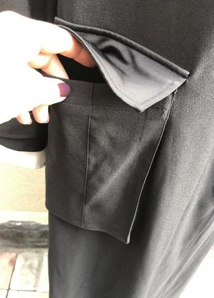 Чёрный плащ,тренч,легкое пальто5 фото