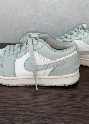 Кроссовки air jordan 1 low fresh mint в хорошем состоянии4 фото