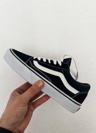 Vans old skool classic black кеди венс олдскул чорні жіночі чоловічі женские мужские летние кеды черные лето весна4 фото