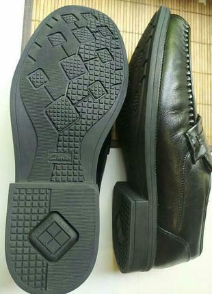 Новые мужские туфли пенные лоферы clarks hail work8 фото