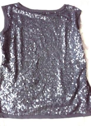 Нарядный топ с матовыми пайетками ted baker