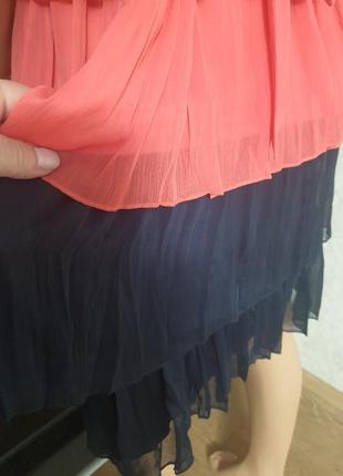 Ошатна сукня bagen туреччина шифон платье нарядное ярус4 фото