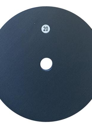 Металлический диск, блин 20 кг на гриф 28-30 мм, с покрытиям