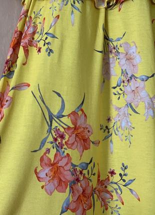 Сонячна сукня плаття з рюшкою  віскоза розмір 38-403 фото