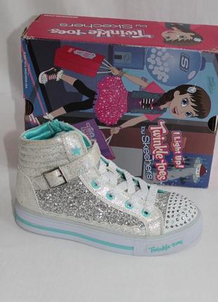 Skechers kids glitter girly usa--2--eur-32-33--устилька-21 см3 фото