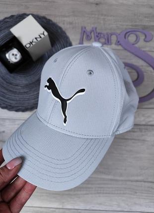 Кепка launched puma оригинал серая текстиль размер l-xl