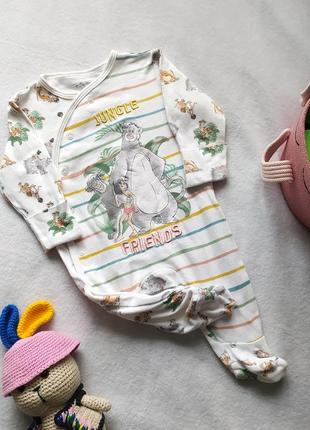 Слип, человечек для мальчика 0-3мес