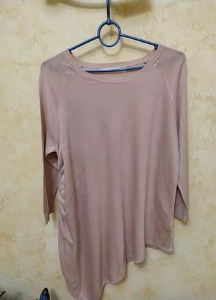 Красивый  ассиметричный джемпер туника