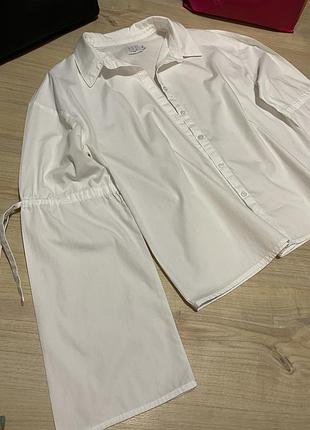 Мега крутая 🔥рубашка удлиненный рукав с завязкой