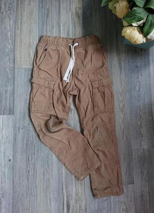 Брюки с карманами штаны на мальчика 5-6 лет джинсы