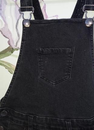 Летний джинсовый ромпер шорты комбинезон комбез с шортами шорты на подтяжках 8-9 лет2 фото
