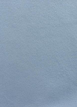Пальтова італійська вовняна тканина натуральна блакитна однотонна mi 1445 фото