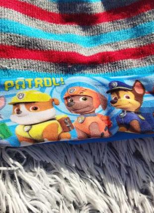 Детская шапка,шапочка щенячий патруль,pawpatrol,маршалл,гончик,рокки,зума,крепыш