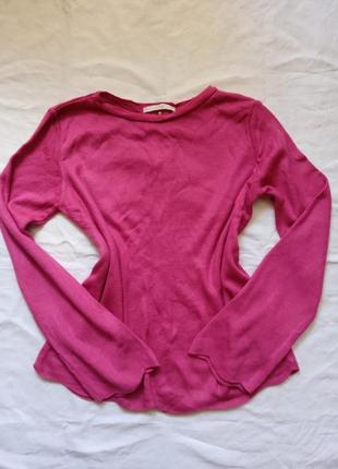 Кофта теплая зима осень с замком на спине весенняя ося кофточка свитер женский розовый недорого1 фото