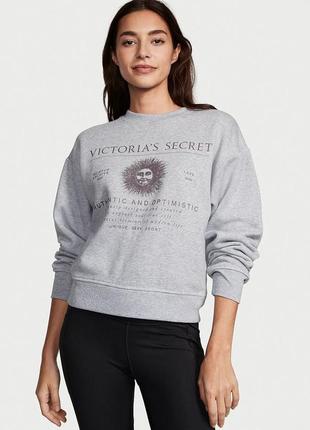 Світшот пуловер фліс xs m оригінал victoria's secret виктория сикрет вікторія сікрет