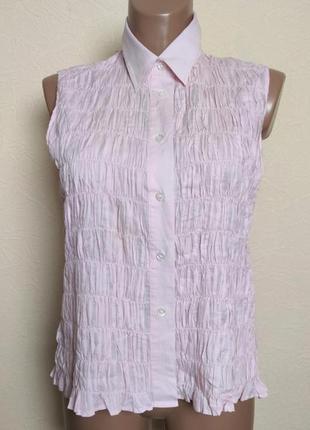 Топ-сорочка безрукавка жатка escada sport laurel /2848/