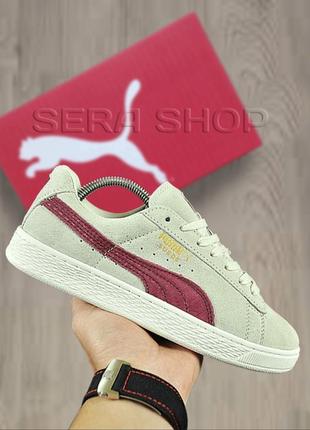 Базовые кроссовки кеды puma suede classic2 фото