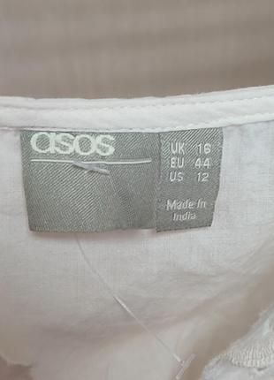 Новое хлопковое платье asos с перфорацией, прошвой6 фото