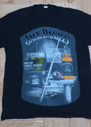 Футболка чоловіча бавовняна джек деніелс t-shirt чоловіча бавовняна jack daniels р. xl-l🇹🇷