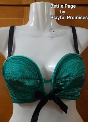 Брендовый оригинальный бюстгалтер в винтажном стиле р.34 d от bettieout playful promises1 фото