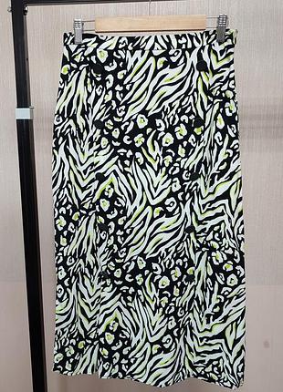 Нова спідниця міді, юбка миди f&f з натуральної тканини