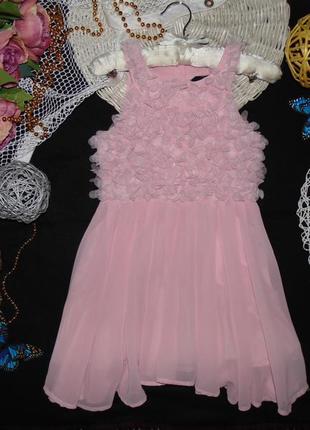 5-6лет.шикарное нарядное платье george.мега выбор обуви и одежды!3 фото