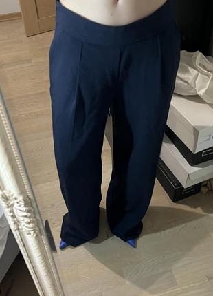 Сині брюки палаццо benetton