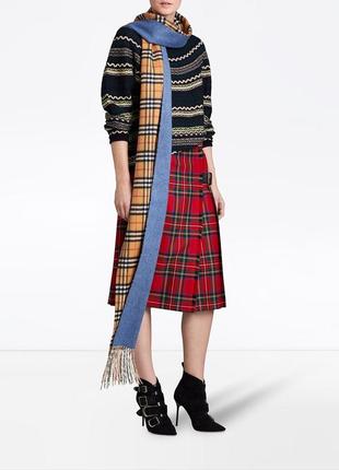 Шарф в клетку от burberry