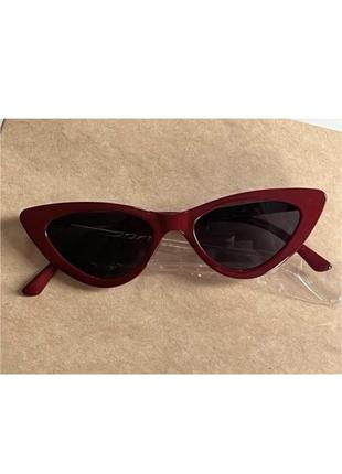 Солнцезащитные очки кошачий глаз, винтажные очки1 фото
