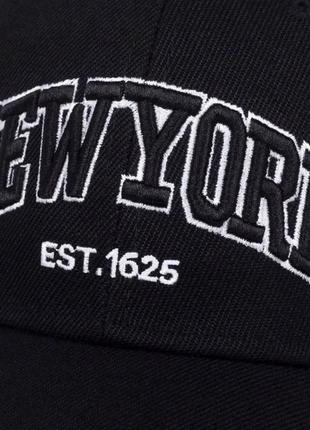 Кепка бейсболка new york (нью-йорк) с изогнутым козырьком, унисекс wuke one size3 фото