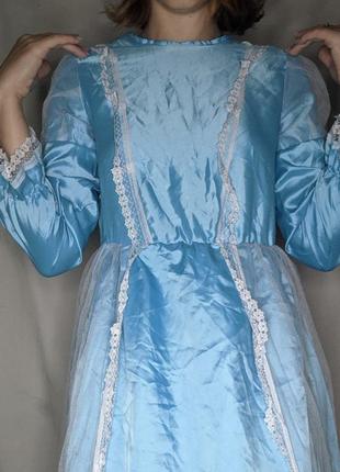 Чарівна казкова сукня принцеси мереживо аніме косплей5 фото