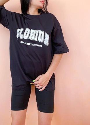 Стильная удобная для женщин женская повседневная летняя трендовая модная классическая футболка футболка черная2 фото