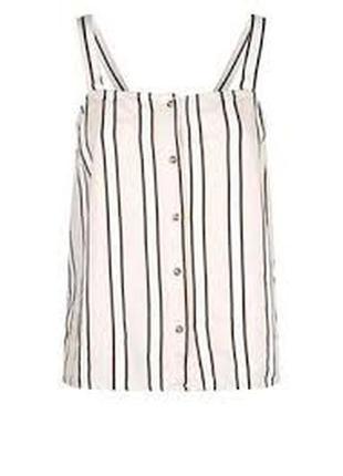 Льняной топ в полоску