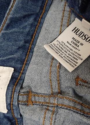 Hudson брендовые джинсы синие отличного качества зауженные книзу слимы на мальчика 10-12лет10 фото