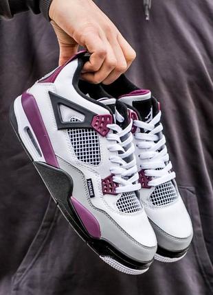 Жіночі кросівки nike air jordan 4 retro paris saint germany 36-37-413 фото