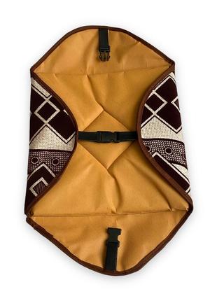 Сидушка практичная, квадратная на фастексе 34 см