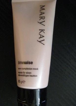 Маска для вирівнювання тону шкіри timewise mary kay, мері кей2 фото
