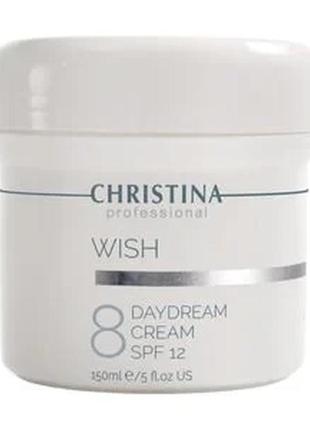 Денний крем для обличчя christina wish 8 daydream cream spf 12, 150 мл