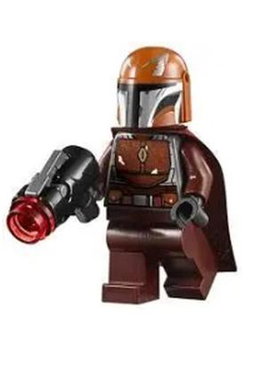 Лего фігурка зоряні війни/star wars — лего мініфігурка коричневий мандалорець
