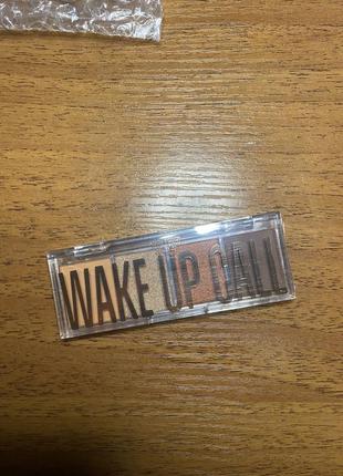 Палетка тіней unfiltered beauty co wake up call eyeshadow palette