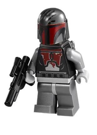 Лего фігурка зоряні війни/star wars — лего мініфігурка червоний мандалорець дарт мола