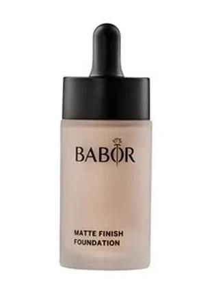 Тональний крем для обличчя babor matte finish foundation 02 ivory, 30 мл