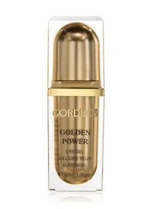 Гель для шкіри навколо очей gordbos golden power, 30мл