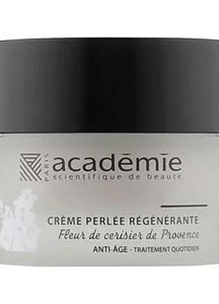 Відновлювальний перлинний крем для обличчя academie aromatherapie regenerating pearly cream age recovery daily